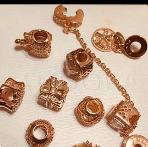 Pandora bracelet with 18 charms